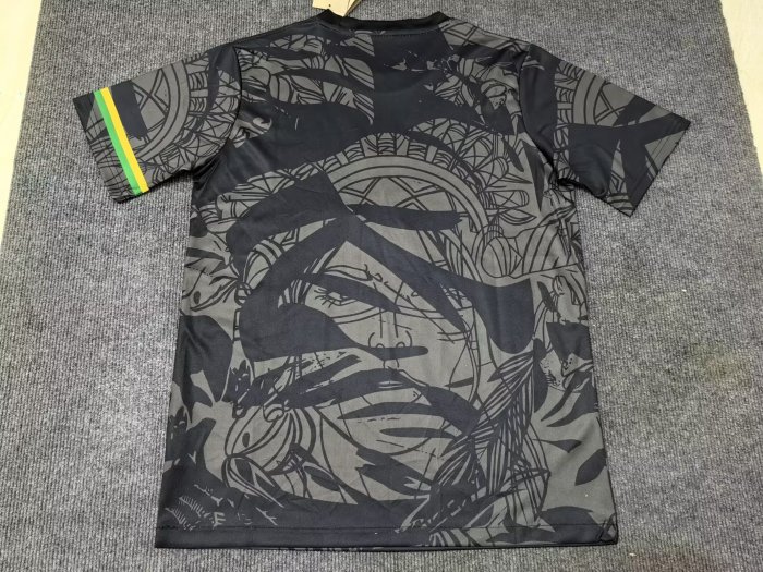 Fan Version 2025 Brazil Black/Grey Special Edition Soccer Jersey Brasil Camisetas de Futbol
