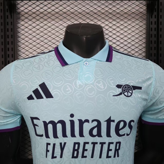 Player Version 2025-2026 Arsenal Blue Special Edition Footbal Shirt Soccer Jersey