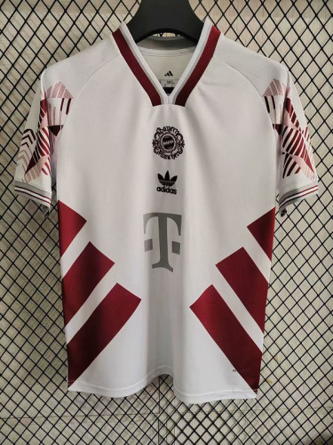 Fans Version 2025-2026 Bayern Munich White/Red Special Edition Soccer Jersey Bayern Munchen Football Shirt