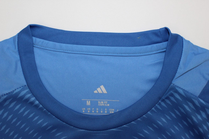 Fans Version 2025-2026 Manchester United Blue Goalkeeper Soccer Jersey Man United Football Shirt