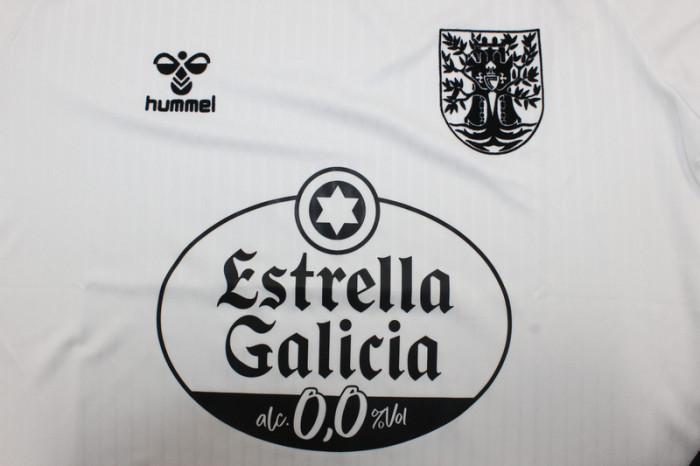 with LALIGA Patch Fans Version 2025-2026 Celta de Vigo 10 IAGO ASPAS 100th Anniversary White Soccer Jersey Football Shirt