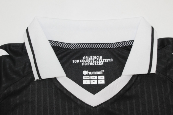 with LALIGA Patch Fans Version 2025-2026 Celta de Vigo 10 IAGO ASPAS 100th Anniversary Black Soccer Jersey Football Shirt