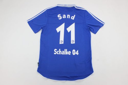 Retro Jersey 2000-2002 Schalke 04 Sand 11 Home Soccer Jersey Vintage Football Shirt