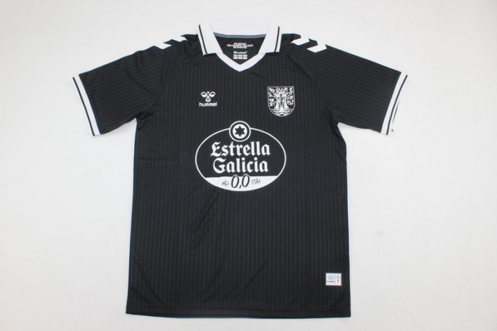 with LALIGA Patch Fans Version 2025-2026 Celta de Vigo 10 IAGO ASPAS 100th Anniversary Black Soccer Jersey Football Shirt
