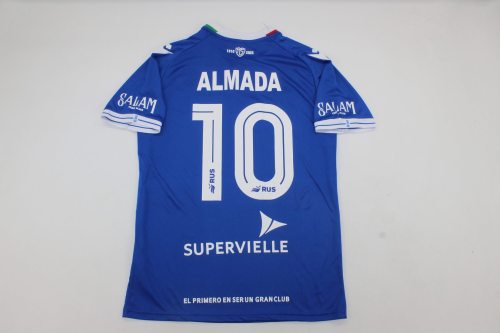 Fans Version 2025-2026 Velez Sarsfield ALMADA 10 Home Soccer Jersey Football Shirt