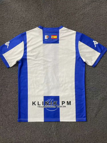 Fans Version 2025-2026 Hércules CF Home Soccer Jersey Football Shirt