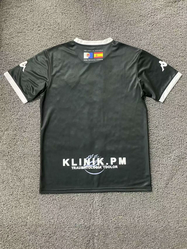 Fans Version 2025-2026 Hércules CF Away Black Soccer Jersey Football Shirt
