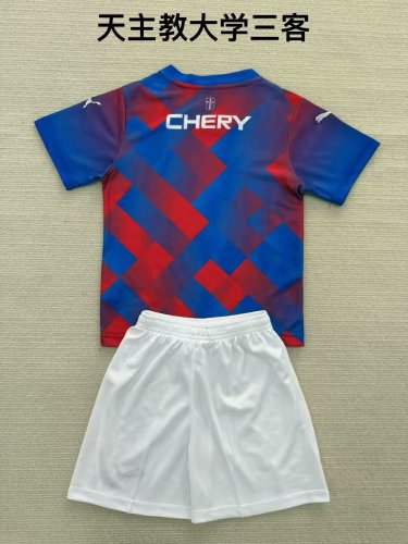 Adult Uniform 2024-2025 Club Deportivo Universidad Católica Fourth Away Soccer Jersey Shorts Men's Football Kit