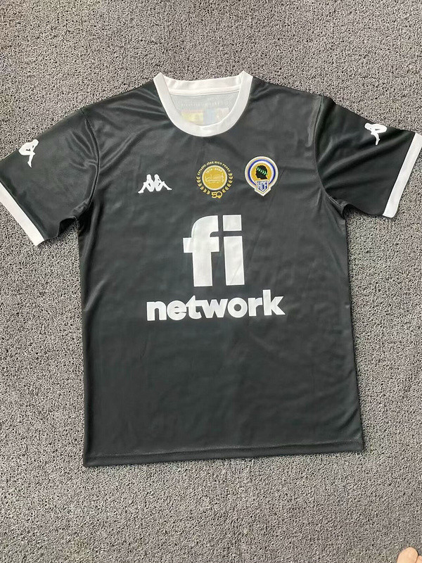 Fans Version 2025-2026 Hércules CF Away Black Soccer Jersey Football Shirt