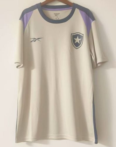 Fan Version 2025-2026 Botafogo Light Yellow Soccer Training Jersey Football Shirt