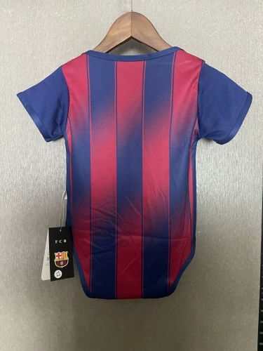 Baby Cloth 2025-2026 Barcelona Home Soccer Jersey Baby Onesies