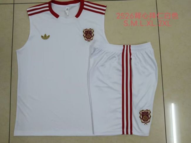 Adult Uniform 2025-2026 Bayern Munich 125th Anniversary Soccer Vest Shorts Bayern Munchen Men's Football Kit