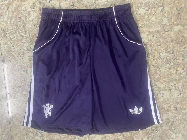 Fan Version 2025-2026 Manchester United Away Soccer Shorts Football Shorts