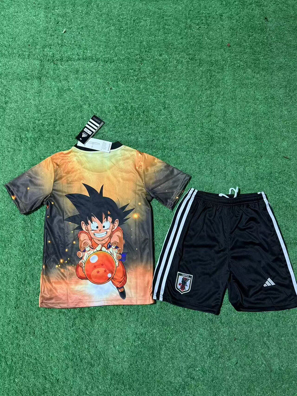 Youth Uniform Kids Kit 2025 Japan COMIC Soccer Jersey Shorts Child Football Set