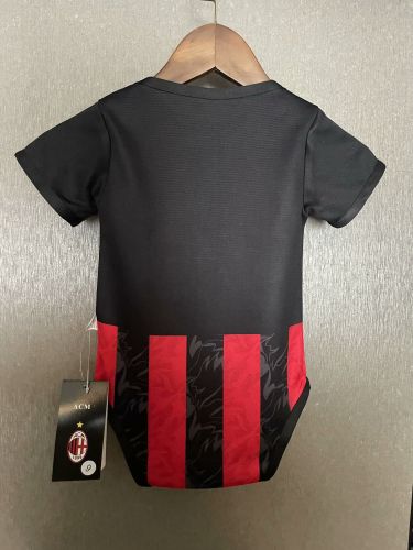 Baby Cloth 2025-2026 Ac Milan Home Soccer Jersey Baby Onesies