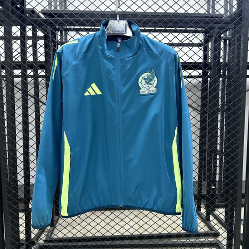 2025-2026 Mexico Dark Green Soccer Windbreaker Jacket Football Jacket