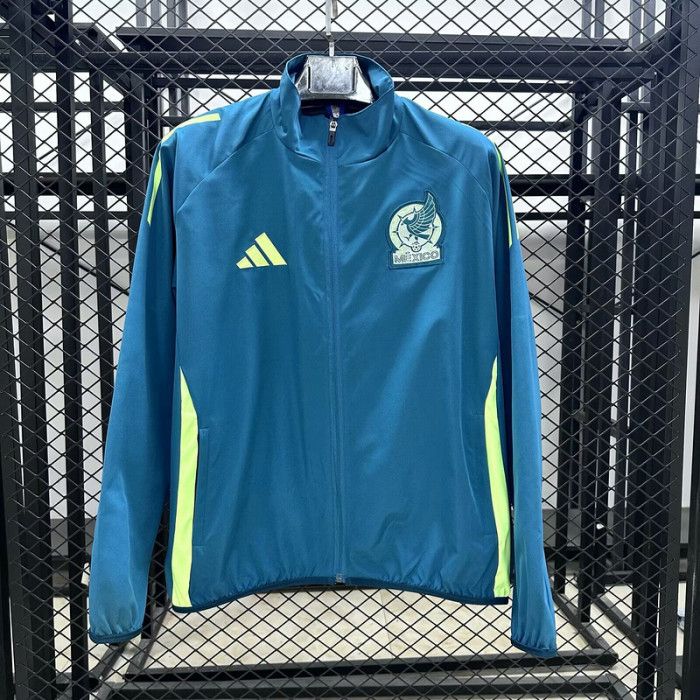 2025-2026 Mexico Dark Green Soccer Windbreaker Jacket Football Jacket