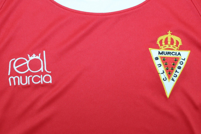 without Sponor Logo Retro Jersey 2007-2008 Real Murcia Home Soccer Jersey Real Football Shirt