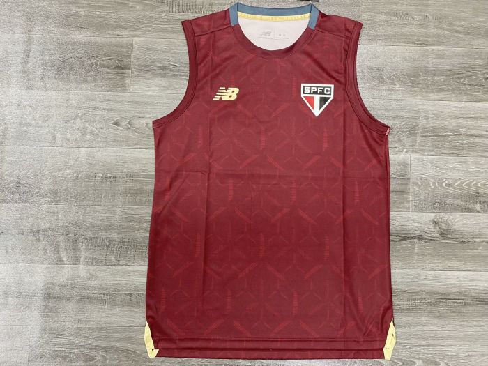 2025-2026 Sao Paulo Red Soccer Vest