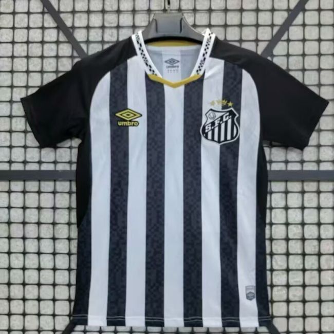 Fan Version 2025-2026 Santos Away Soccer Jersey Football Shirt