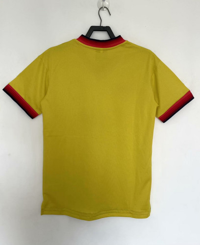 Retro Jersey 1997-1998 Liverpool Away Soccer Jersey Vintage Yellow Football Shirt