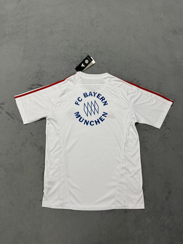Fan Version 2025-2026 Bayern Munich White Soccer Training Jersey Bayern Munchen Football Shirt