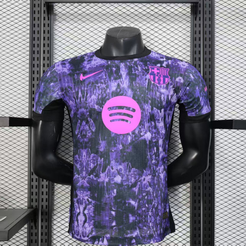 Barca Camisetas de Futbol Player Version 2025-2026 Barcelona Purple Soccer Training Jersey