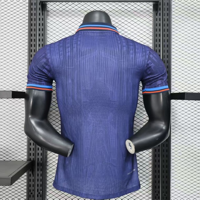 Barca Camisetas de Futbol Player Version 2025-2026 Barcelona Dark Blue Special Version Soccer Jersey