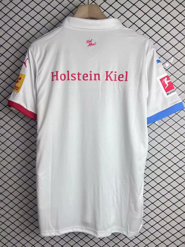 Fan Version 2025-2026 Holstein Kiel Home Soccer Jersey Football Shirt