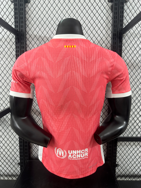 Barca Camisetas de Futbol Player Version 2025-2026 Barcelona Pink Soccer Training Jersey