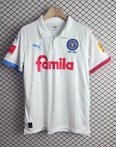 Fan Version 2025-2026 Holstein Kiel Home Soccer Jersey Football Shirt