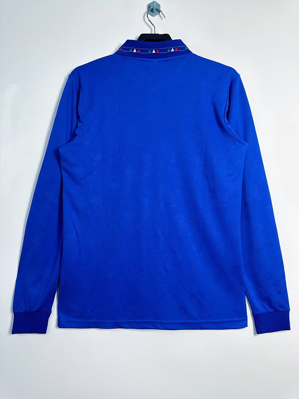 Long Sleeve Retro Jersey 1994 Italy Home Soccer Jersey Vintage Football Shirt