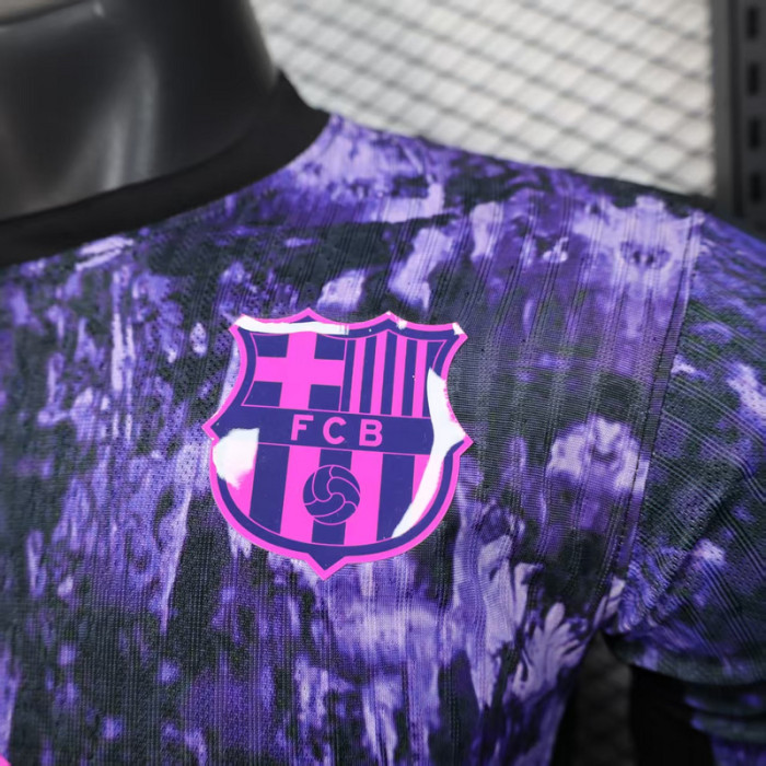 Barca Camisetas de Futbol Player Version 2025-2026 Barcelona Purple Soccer Training Jersey