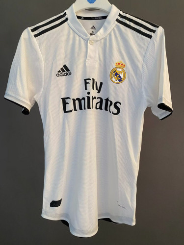 Retro Jersey Player Version 2018-2019 Real Madrid Home Soccer Jersey Vintage Real Football Shirt