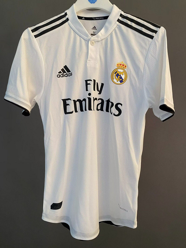 Retro Jersey Player Version 2018-2019 Real Madrid Home Soccer Jersey Vintage Real Football Shirt