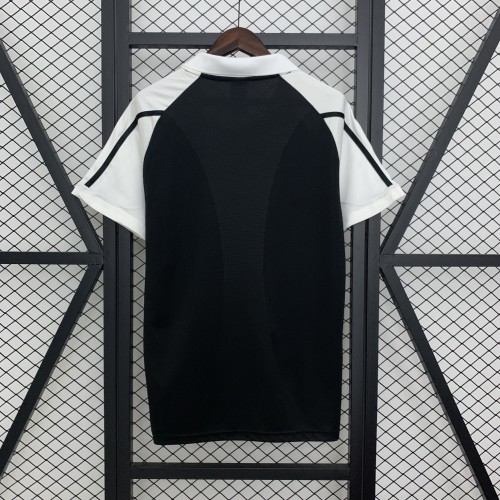 Retro Shirt 2001-2002 Real Madrid Away Black Vintage Soccer Jersey