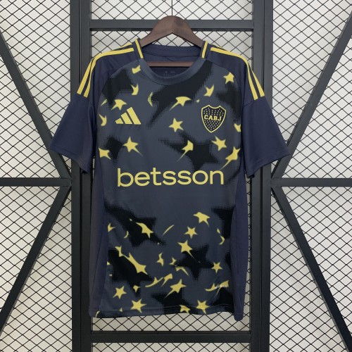 Fan Version 2025-2026 Boca Juniors Third Away Soccer Jersey Football Shirt