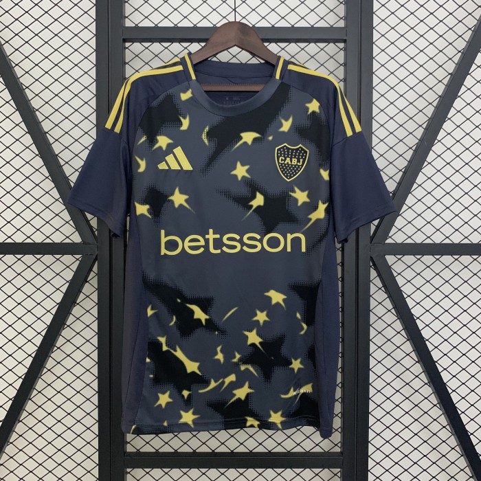 Fan Version 2025-2026 Boca Juniors Third Away Soccer Jersey Football Shirt