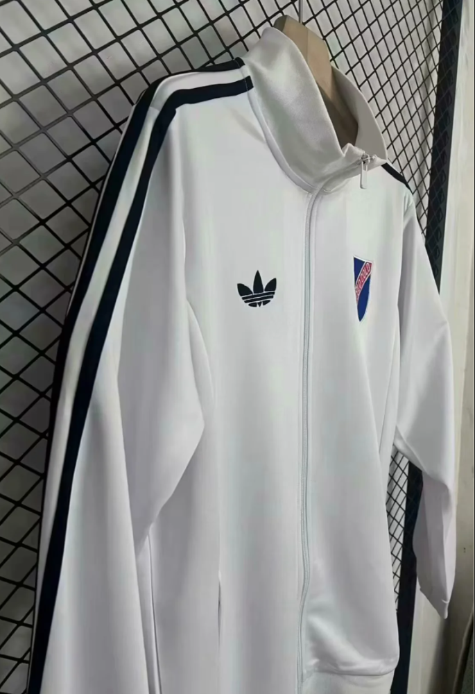2025-2026 Colo Colo 100th Anniversary White Soccer Jacket Football Jacket