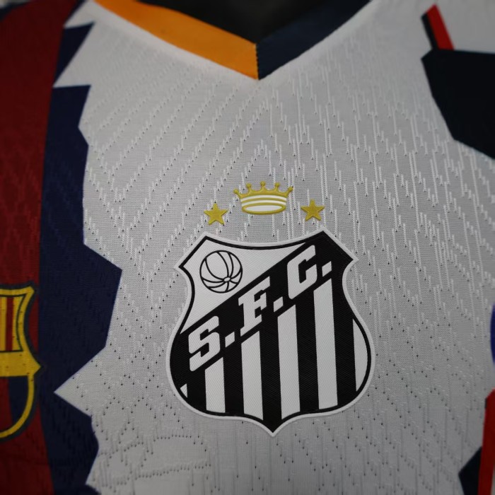 Player Version Neymar Jr Team Combine Version 2025-2026 Santos Barcelona Brazil PSG Soccer Jersey Football Shirt