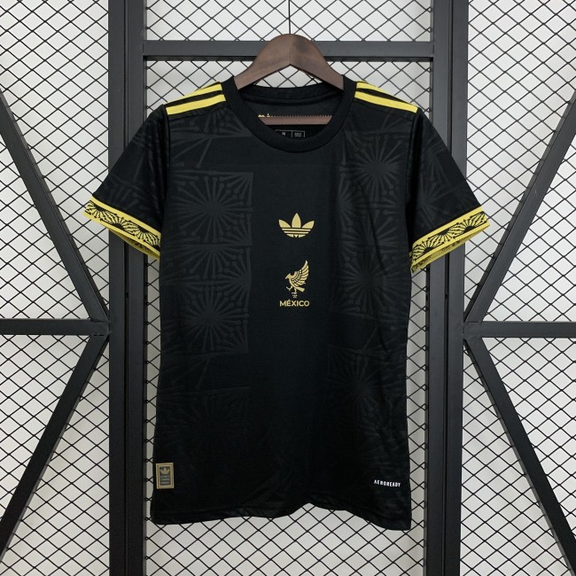 Women 2025 Mexico Black Special Edition Soccer Jersey Girl Football Shirt