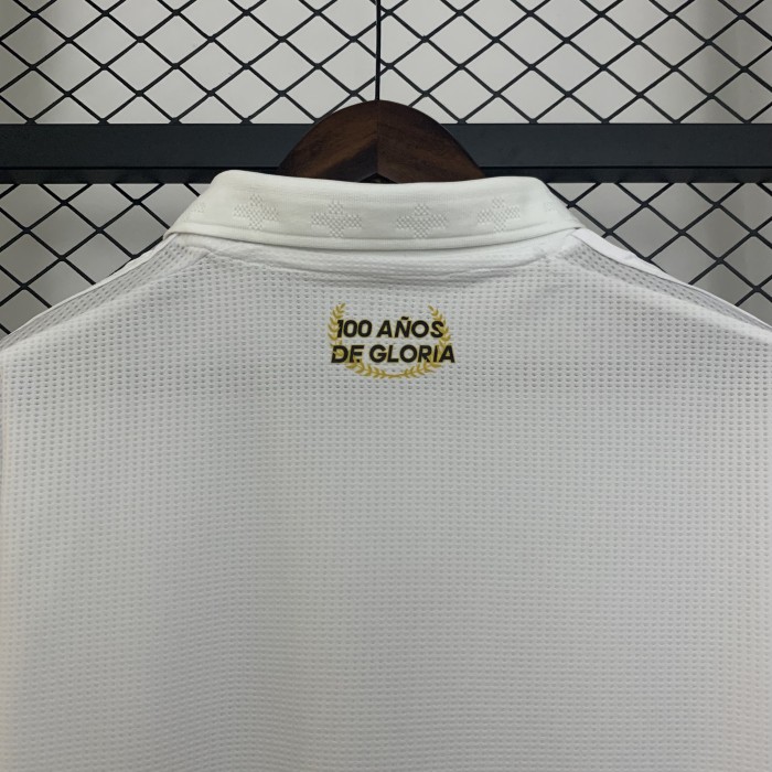 Fan Version 2025-2026 Colo-Colo 100th Anniversary White Soccer Jersey Football Shirt