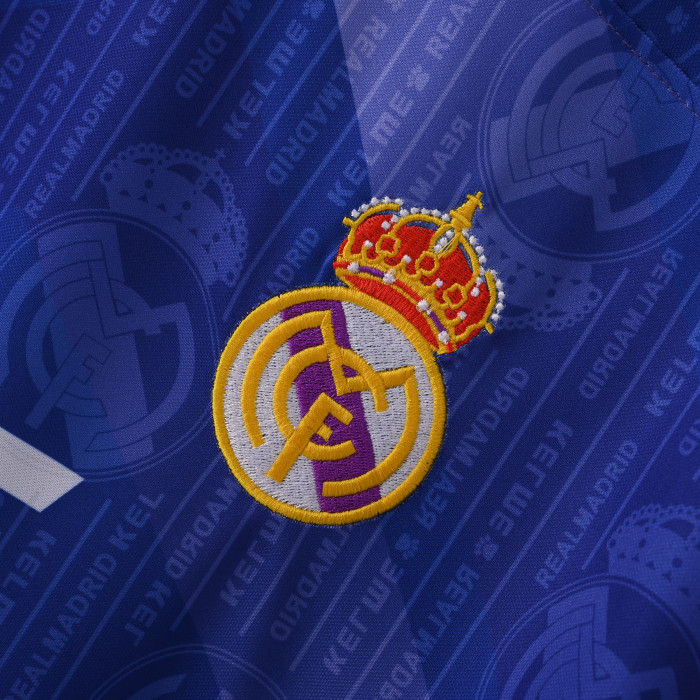 Retro Jersey 1996-1997 Real Madrid Away Purple Soccer Jersey Vintage Football Shirt
