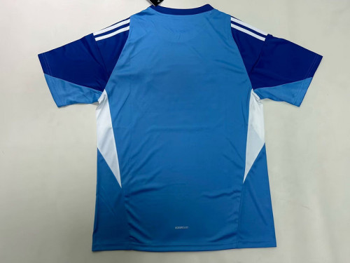 Fans Version 2025-2026 Real Madrid Blue Goalkeeper Soccer Jersey Real Football Shirt