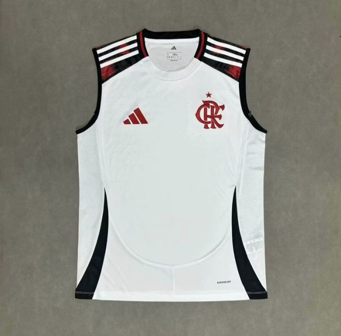 2025-2026 Flamengo Away White Soccer Vest