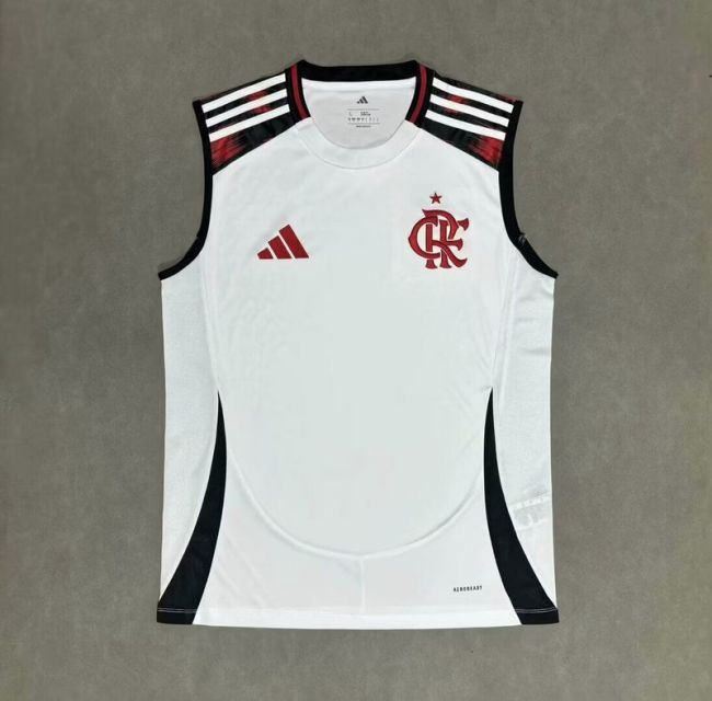 2025-2026 Flamengo Away White Soccer Vest