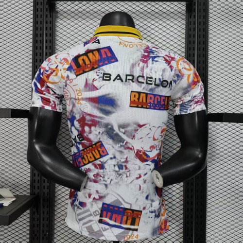 Barca Camisetas de Futbol Player Version 2025-2026 Barcelona Colorful Special Edition Soccer Jersey