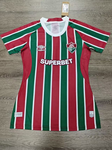Women Fluminense 2025-2026 Home Soccer Jersey Girl Football Shirt