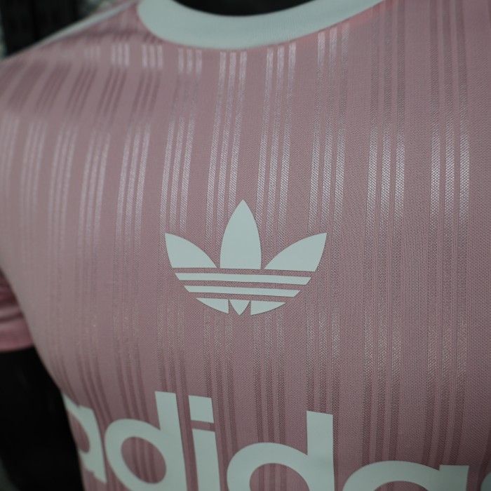2025 AD Soccer Training T-shirt Casual Pink Football Shirt