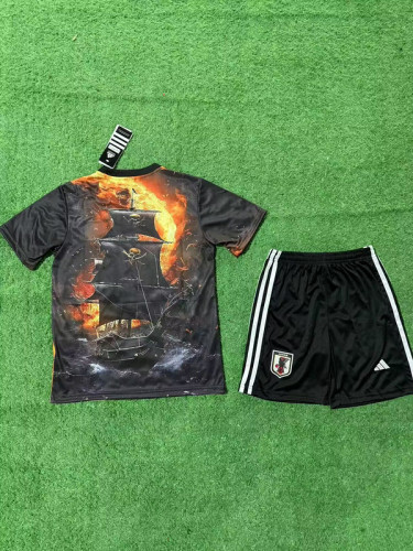 Youth Uniform Kids Kit 2025 Japan COMIC Soccer Jersey Shorts Child Football Set